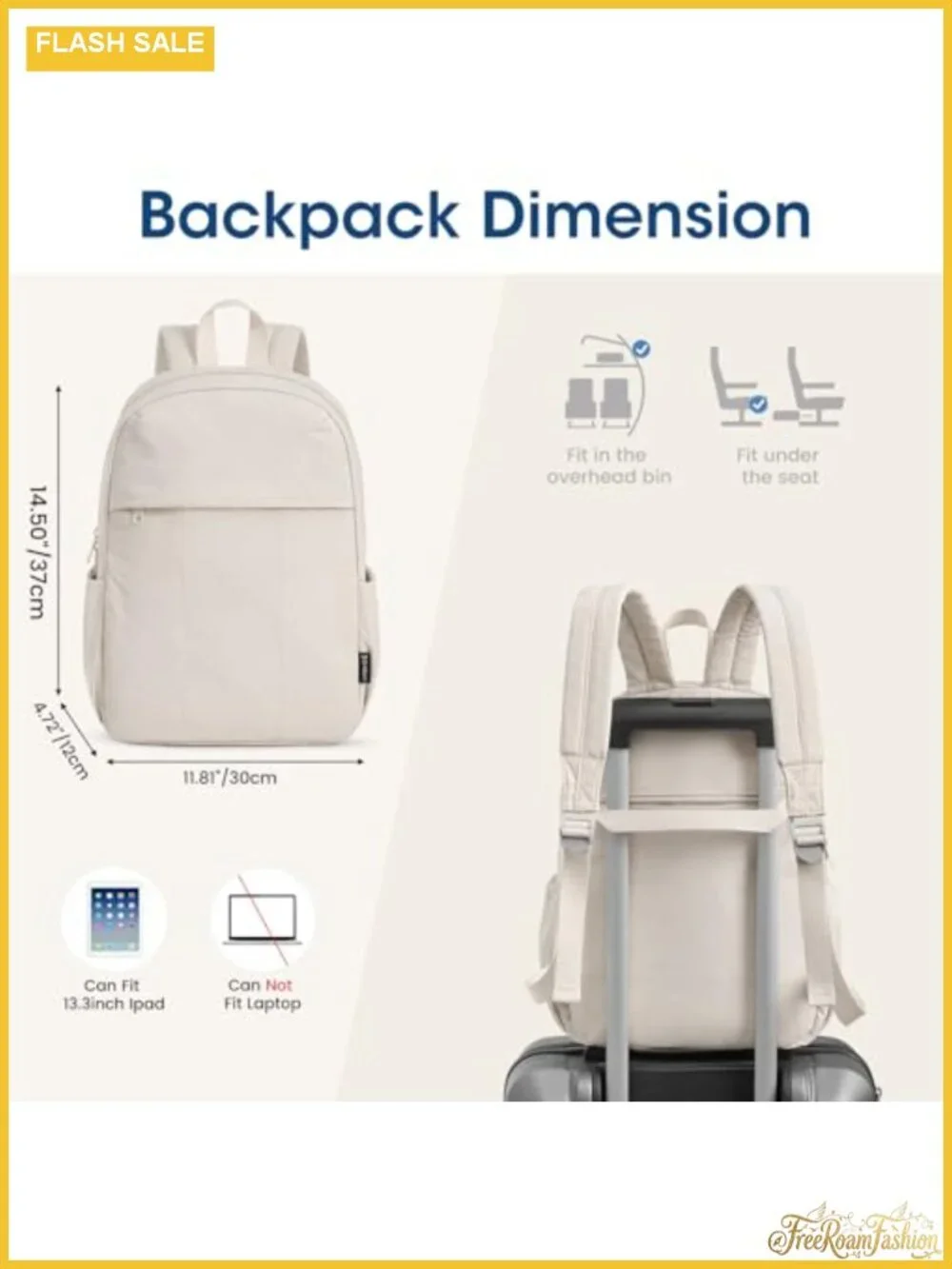 G4Free Women's Water-Resistant Hiking Mini Backpack with Adjustable Straps, 15L